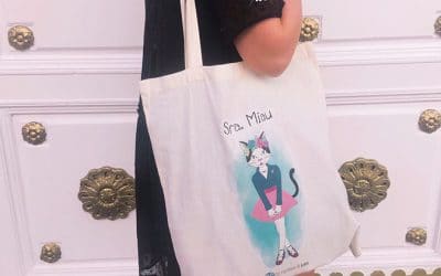Os presentamos las bolsas de tela de gatos de Sra. Miau y Sr. Purrr