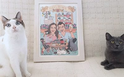 Que ilustroamigusto te dedique una ilustración es lo más